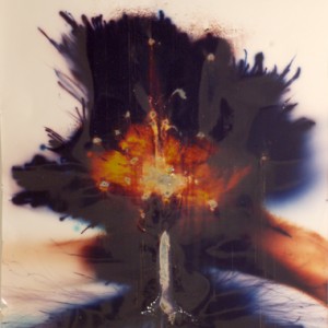 "Rafael Shafir", 2006, ca. 180x130cm, Rocketogram / Color-Photogram, unique