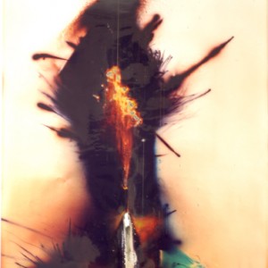 "Genie", 2006, ca. 180x130cm, Rocketogram / Color-Photogram, unique