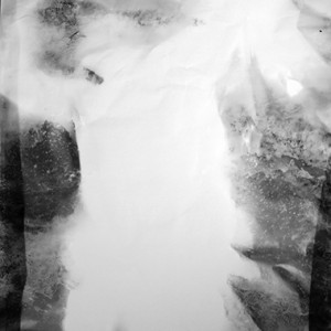 "Jump II / into the void no.7", 2011, ca. 230x127cm, BW - Photogram, unique