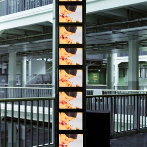 "drinking", 2000/2001, 8 channel Videoinstalation, HfG Karlsruhe