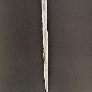 untitled / icicle, 2007, ca. 110x60cm, B/W Photogram, unique