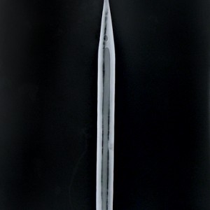 untitled / icicle, 2007, ca. 110x60cm, B/W Photogram, unique