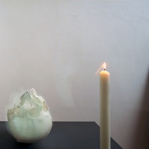 "skull and candle / after Gerhard Richter", 2012, ca. 100x140cm, C-Print analog, 2+1 AP
