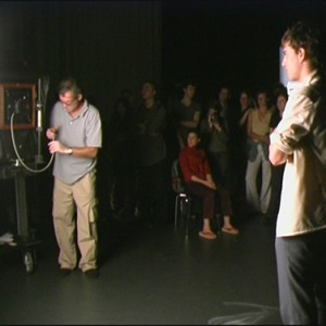 Documentation view, 2002, at HfG-Karlsruhe, Germany, performing light