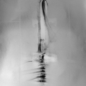 "Sword No.4", 2007, ca. 60x50cm, B/W Photogram, unique