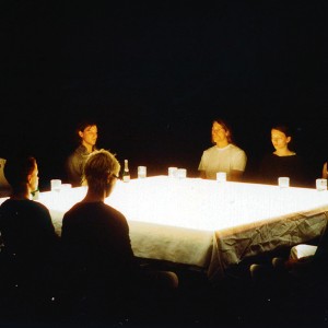 2002 „Passiv Action- Active Patience“, Gruppenperformance mit Uwe Laysiepen,HfG-Karlsruhe