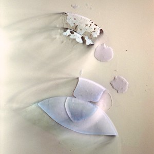 "CLR no.61 (Cristallin_Lumière_Reliques), 2014, ca. 100x80cm, photogram on colorfilm/C-Print, 2+1 AP