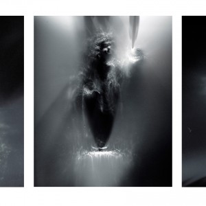 “KNGTLY VII no.7/no.8/no.9 (Knight Memorial)″, triptych, 2015, each ca. 120x90cm, photogram on colorfilm/C-Print analog, 2+1 AP