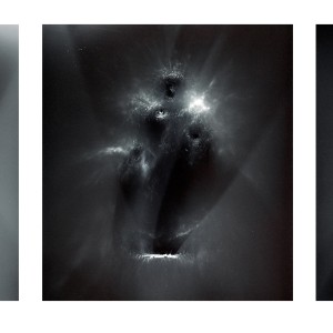 “KNGTLY VIII no.8/no.5/no.4 (Knight Memorial)″, triptych, 2015, each ca. 120x90cm, photogram on colorfilm/C-Print analog, 2+1 AP