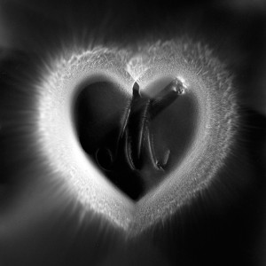 “HEART I No.3″, 2016, ca. 128x100cm, photogram on colorfilm/C-Print analog, 2+1 AP