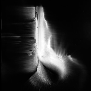 "TOAS II (track of a sound) no.5″, 2017, ca. 130x100cm, photogram on colorfilm/C-Print analog, 2+1 AP