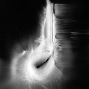 "TOAS II (track of a sound) no.15″, 2017, ca. 130x100cm, photogram on colorfilm/C-Print analog, 2+1 AP