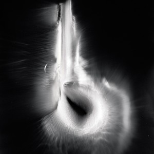 "TOAS II (track of a sound) no.14″, 2017, ca. 130x100cm, photogram on colorfilm/C-Print analog, 2+1 AP