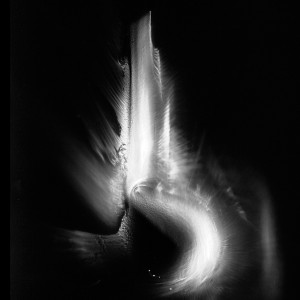 "TOAS II (track of a sound) no.4″, 2017, ca. 130x100cm, photogram on colorfilm/C-Print analog, 2+1 AP