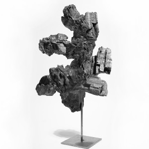 "Study of a coal piece no.1", 2023, ca. 200cm x 130cm, Fine Art Print, 2+1 AP